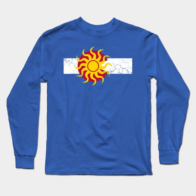 Colorado Flag Sun Long Sleeve T-Shirt by E